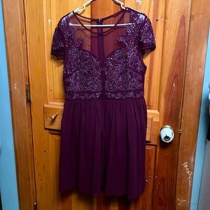 Purple Dress with Gems